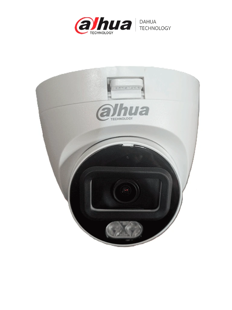 DH-HAC-HDW1209TLQN-LED-S3 DAHUA Cámara Domo FullColor de 2 MP con resolución 1080p, lente de 2.8 mm y 106° de apertura.