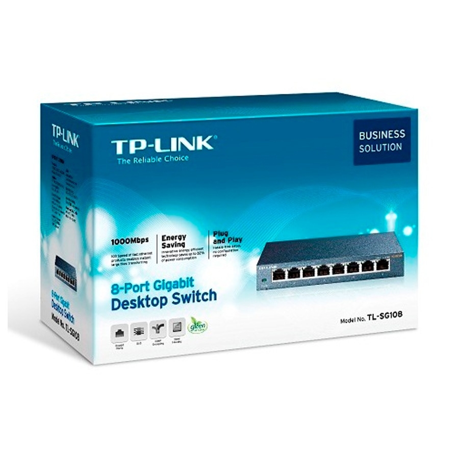 OMEGA TECH S.A. - Linksys - SWITCH 8 PUERTOS - NO ADMINISTRABLE - DESKTOP -  PUERTOS GIGABIT